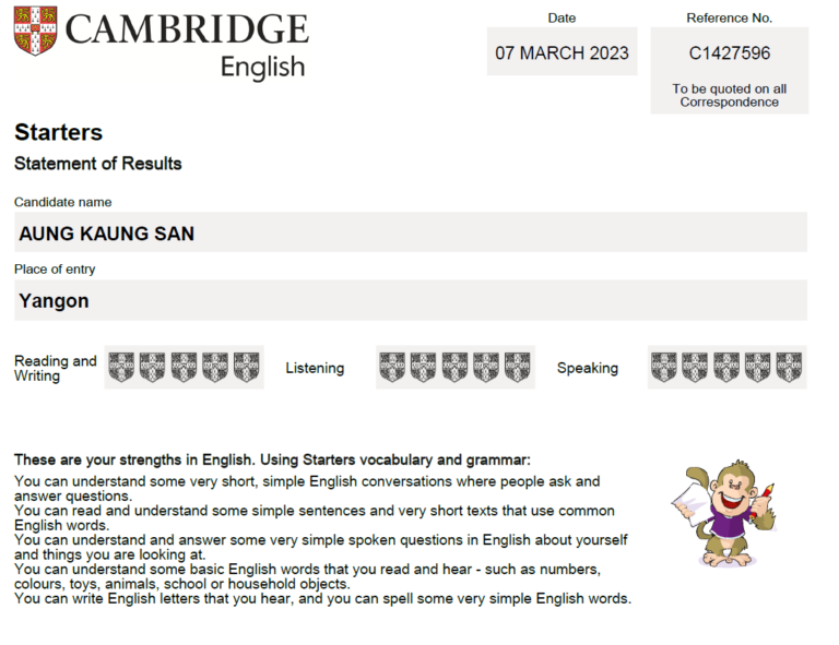 Cambridge English Exam - 2023 March 07